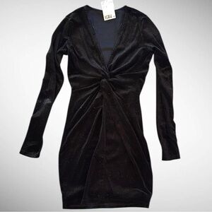 Black sparkle evening party dress by Divided